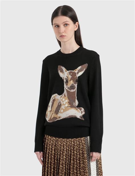 burberry deer sweater|burberry sweater for men.